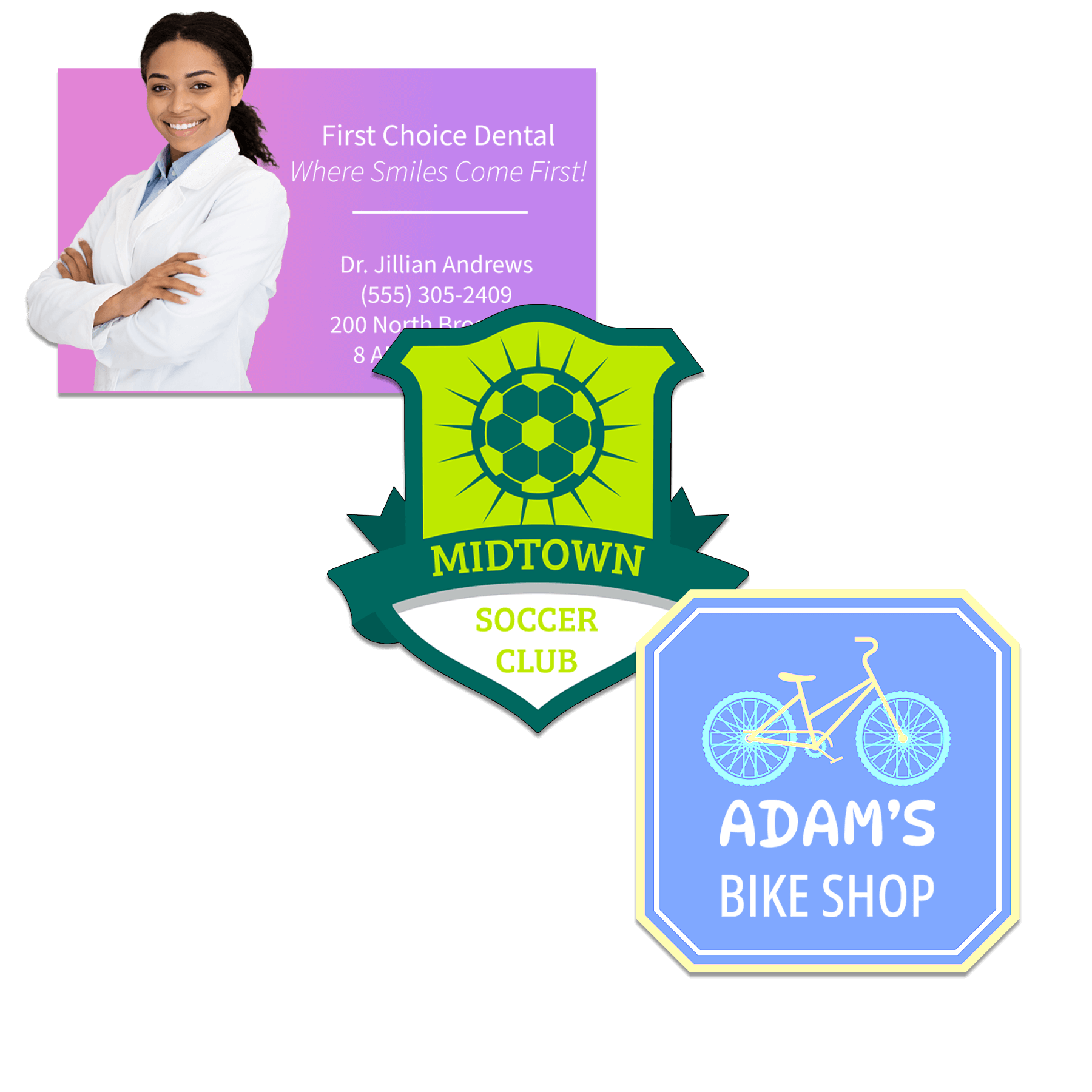 6 Sq. Inch Custom Indoor Magnet 20 Mil                                